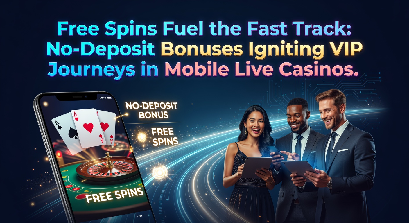 VIP-Lounge-Symbolik mit goldenen Chips, Free-Spins-Walzen und Live-Dealer am Blackjack-Tisch auf Smartphone-Display