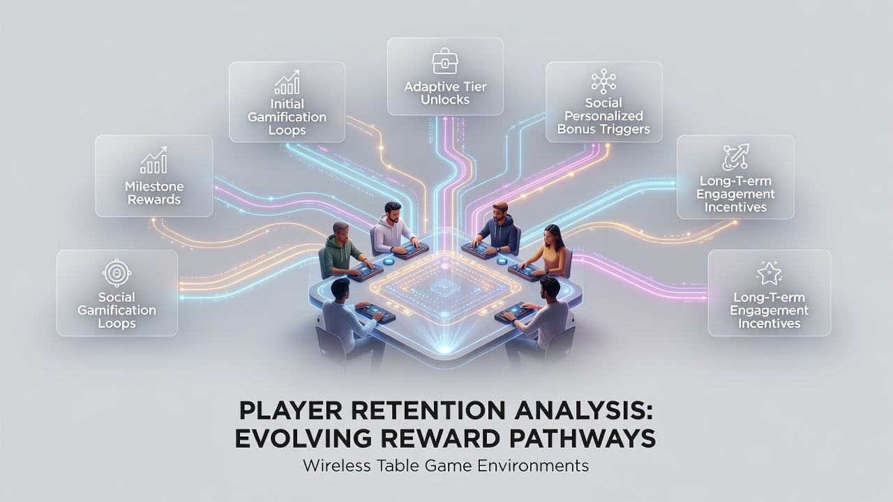 Detaillierte Darstellung von Reward Pathways in Wireless Table Games mit Fokus auf mobile Retention-Daten